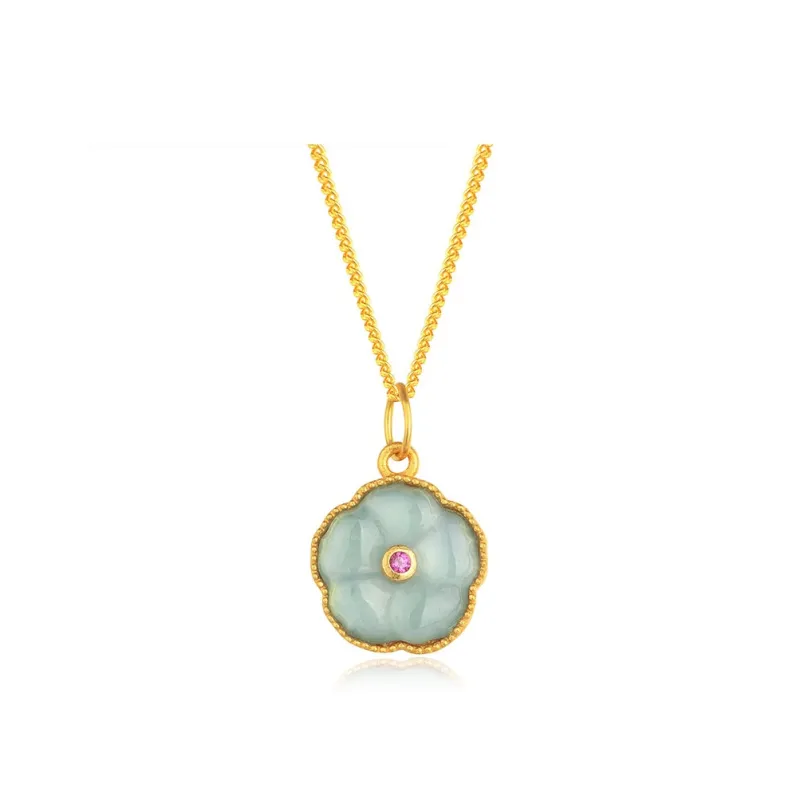 Yu Shangxuan Ice Glutinous Jadeite Necklaces Women's-0