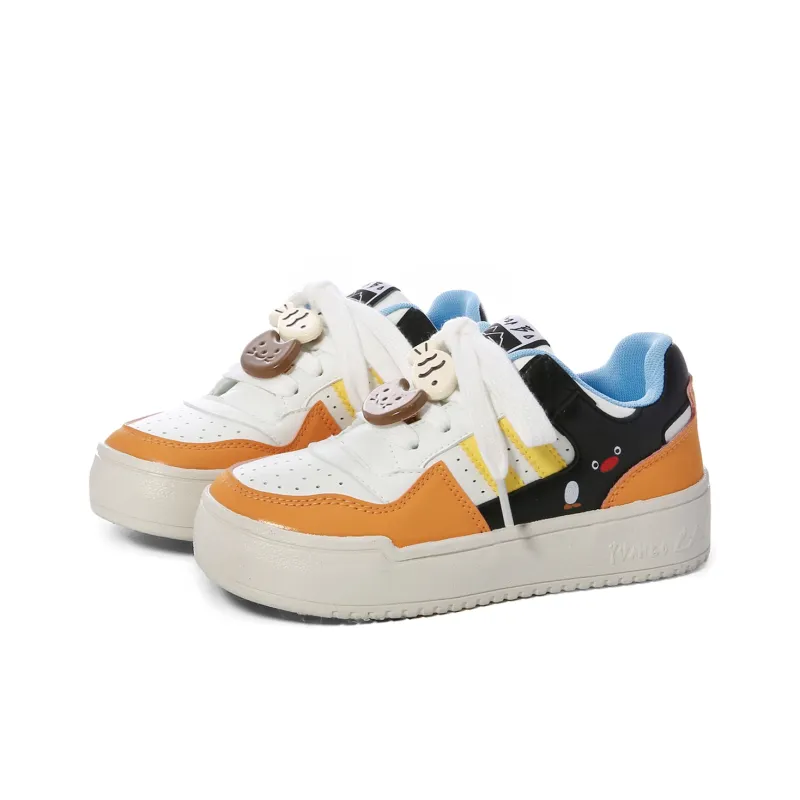 Lovely You Lightweight And Breathable Low Top Skateboard Shoes Women's Orange-20