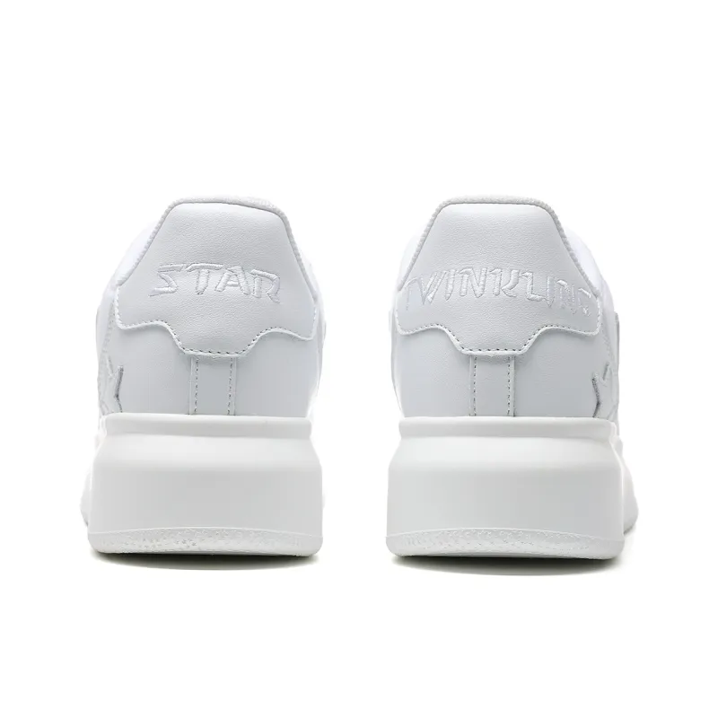 PALOVATTI x VOIT Coverage Height Increased Slip Resistant Low Top Skateboard Shoes Unisex Classic White-4