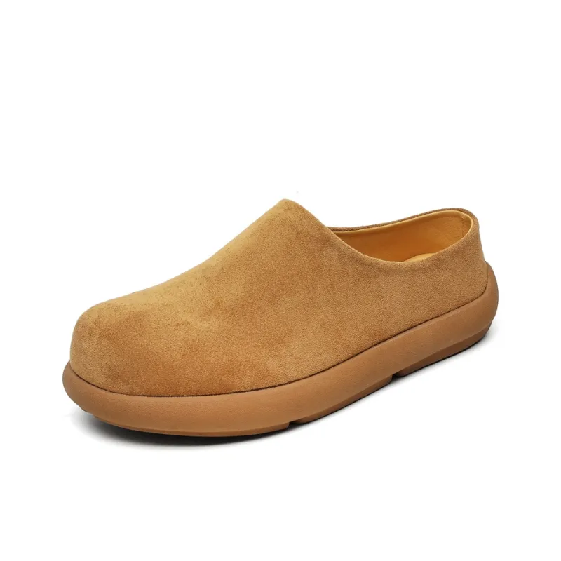 KUNGFUDEER Rubber Sole Abrasion Resistant Slip Resistant Wrap toe Slippers Unisex-1