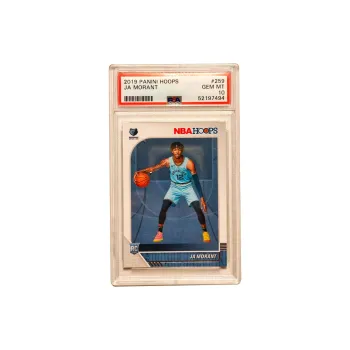 PANINI 2019 Hoops Grizzlies Ja Morant, Morant RC Rising Stars Base PSA10 Grade Graded Cards 1 Pc