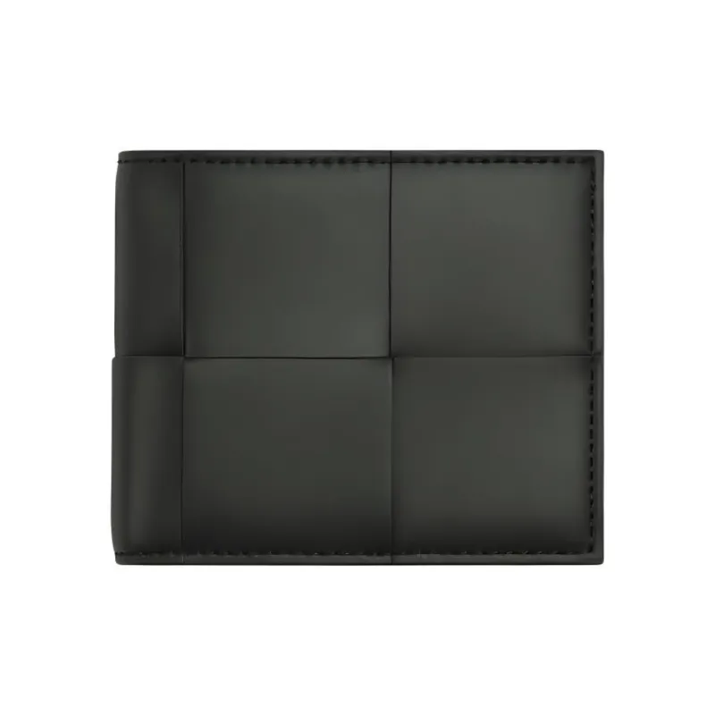 Bottega Veneta CASSETTE Leather Wallet Men's Dark Green-0