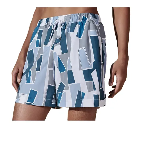 HERMES SS24 Casual Shorts Men's Light Gray Blue