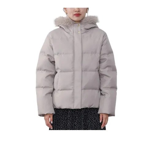 Beams Down Jackets Women's Gray