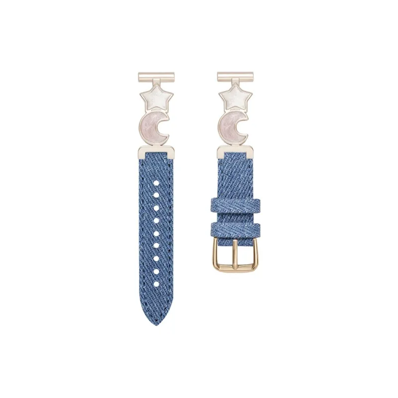 Yu Qing Watch Band Apple Compatibility Denim Material-2