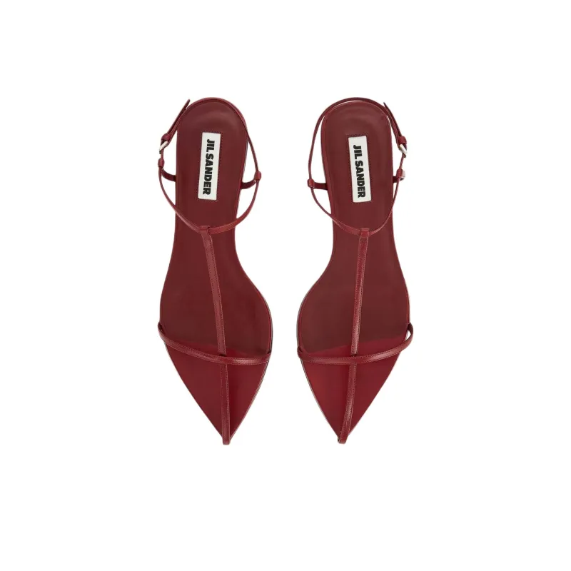 JIL SANDER New Tripon Pointed Toe Sandals Women's-3