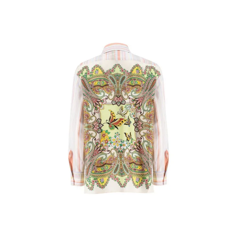 ETRO Pinstriped Long Sleeved Shirt-1