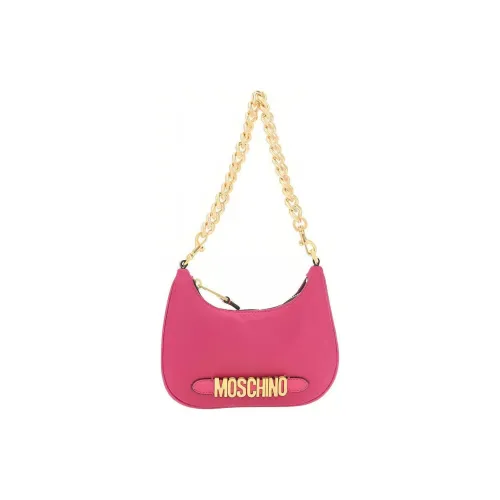 MOSCHINO PU Shoulder Bag Women's Fuchsia