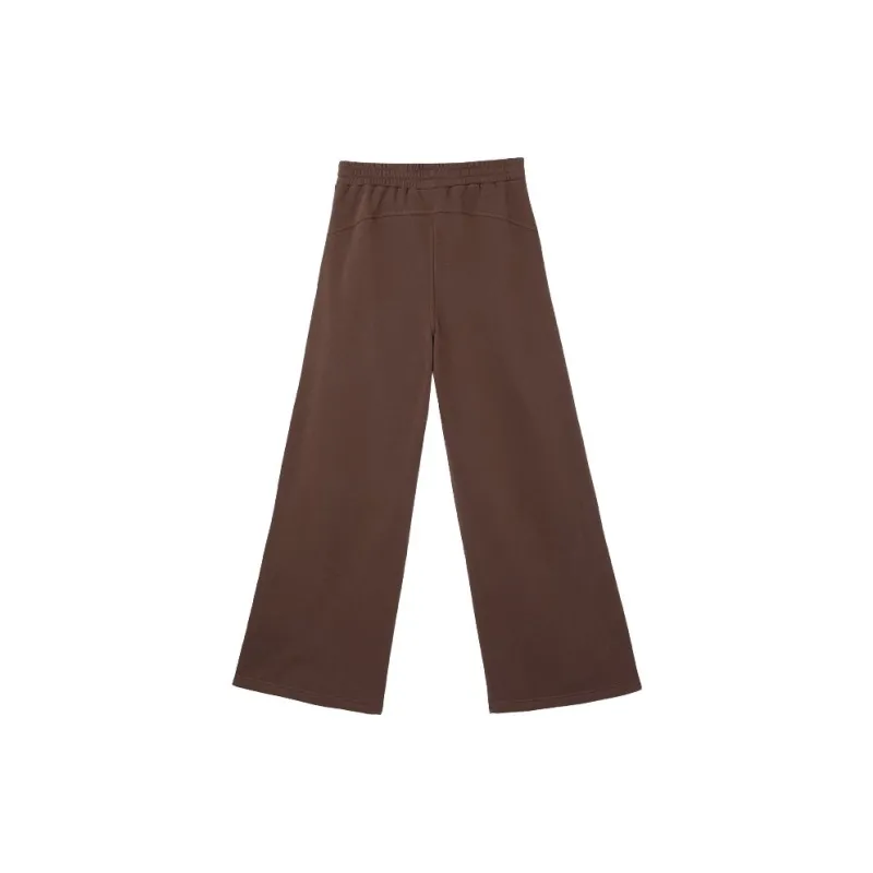 PUMA Sports Life Collection Knitted Sweatpants Women's Brown-1