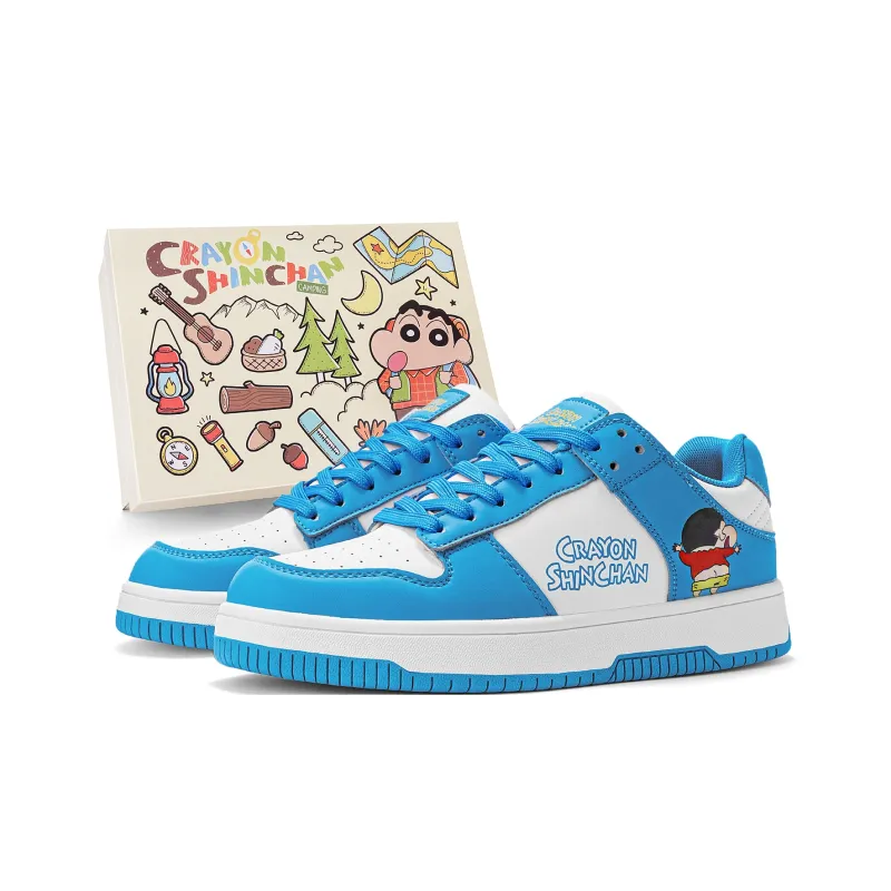 Crayon Shinchan Abrasion Resistant Slip Resistant Low Top Skateboard Shoes-35