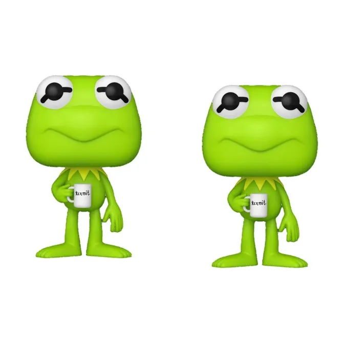 Funko The Muppets POP! Collection Selection, Cute And Invincible Drinking Tea Kermit The Frog Chibi Figures-3