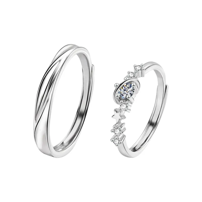 LUCA Sterling Silver Rings Unisex Silver-0