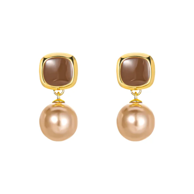 ONEKISS Drip Glaze Earrings Women's-0