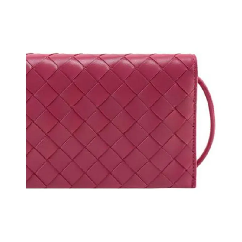 Bottega Veneta Sheepskin Shoulder Bag, Crossbody Bag, Wallet Women's Pink-3