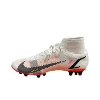 Nike Anti Slip Wear Resistant Soccer Shoes Men's White Black