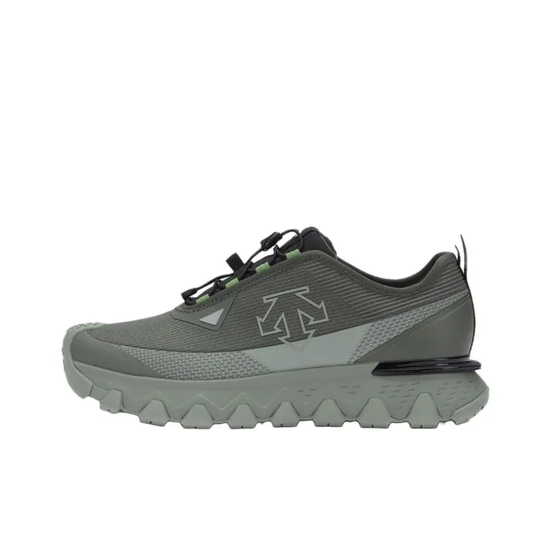 DESCENTE SKI STYLE Anti-Slip Wear-Resistant Low-Top Hiking Shoes Men's Dark Gray-0