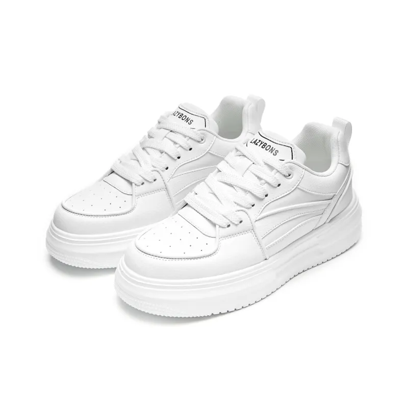 LAZY BONS Anti-Slip Wear-Resistant Lightweight Breathable Height Increasing Low-Top Skateboard Shoes Unisex-2