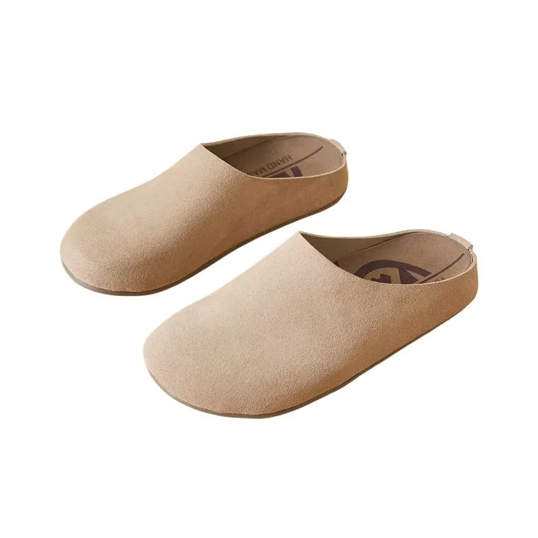GIGIRYO Rubber Sole Abrasion Resistant Slip Resistant Antibacterial Wrap toe Slippers Women's-1