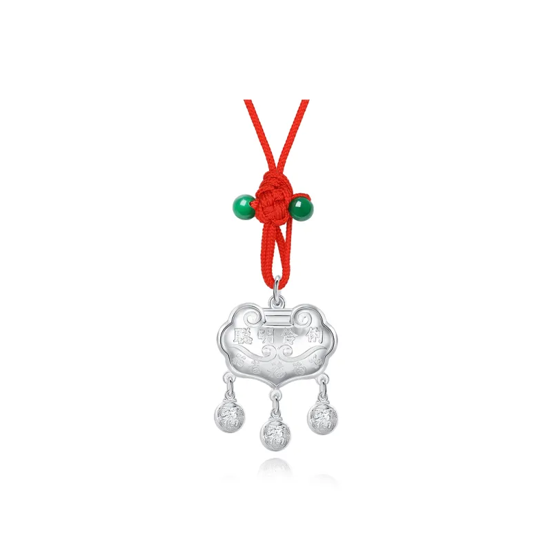 MIAOYINGE 999 Fine Silver Necklaces Kids'-0