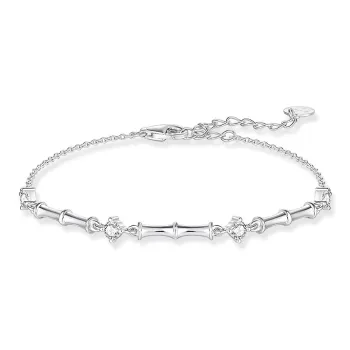 KUMET Zircon Bracelets Women's Same For Couples