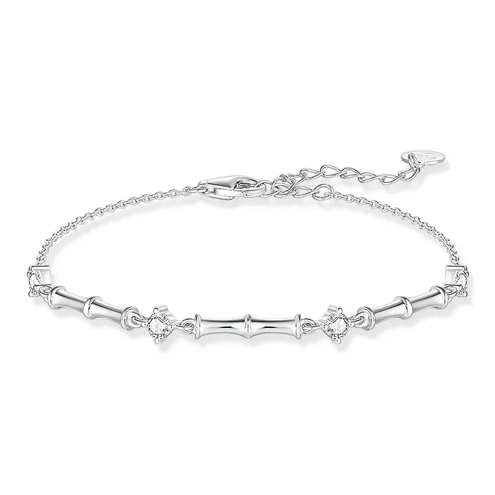 KUMET Zircon Bracelets Women's Same For Couples-0