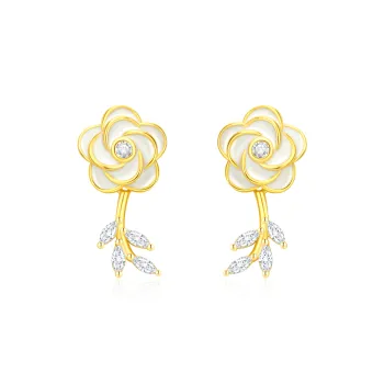 ZSY S925 Earrings Women's Box Good Luck