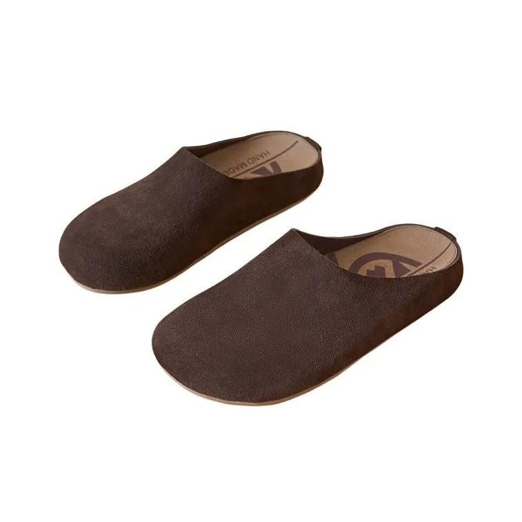 GIGIRYO Rubber Sole Abrasion Resistant Slip Resistant Antibacterial Wrap toe Slippers Women's-8