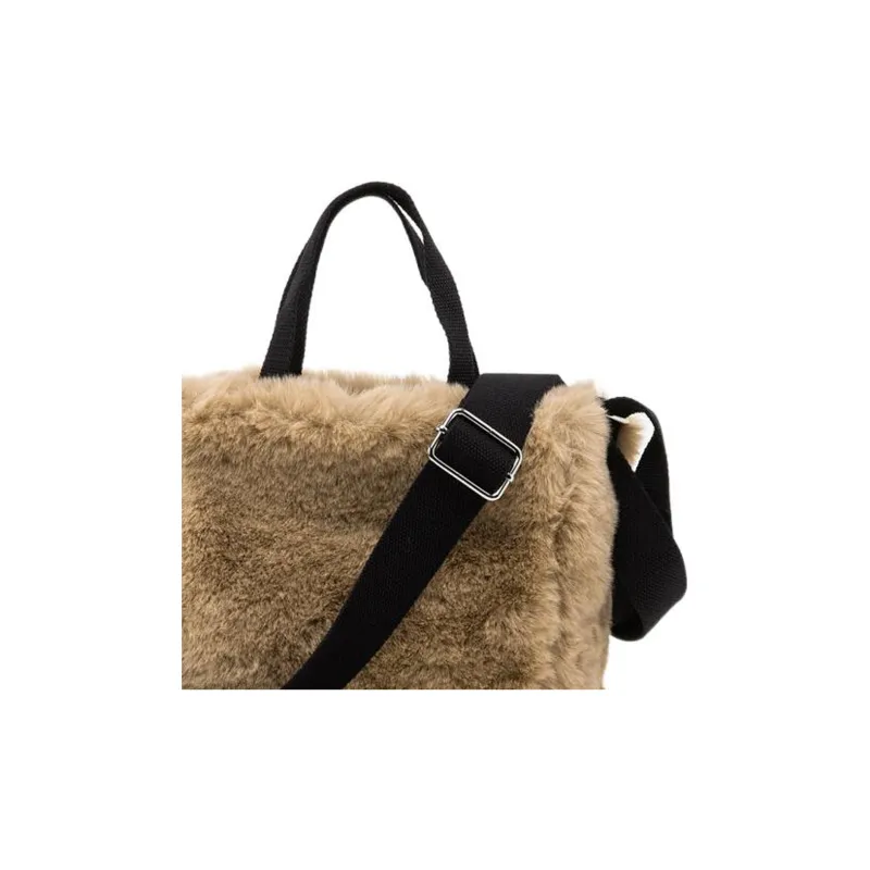 Levi’s Cotton Canvas Tote Bag Shopping Bag Shoulder Bag Crossbody Bag Handbag Mini Women's Brown-4