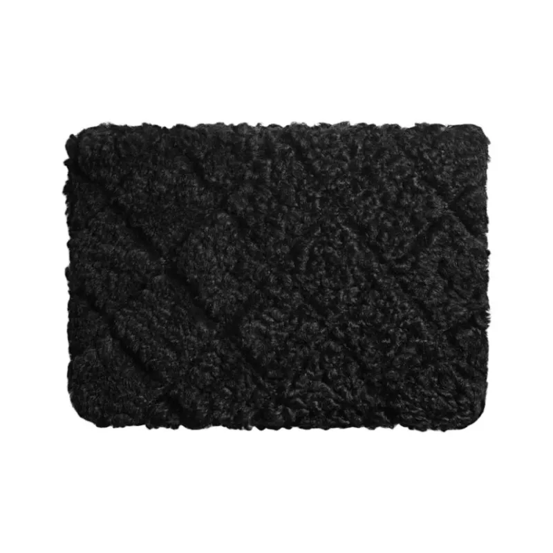 CHANEL 19Bag Double Sided Cashmere Pouch Clutch Women's Black-1