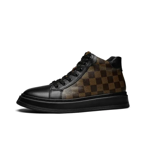 Bull Thunder Slip Resistant And Breathable High Top Skateboard Shoes Men's