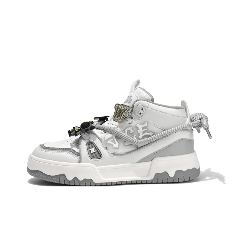 TCELLARS Warm Cushioning Wear-Resistant Lightweight Height Increasing High-Top Skateboard Shoes Unisex Exclusive Box-1