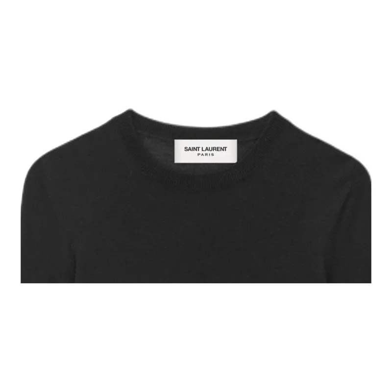 SAINT LAURENT Crewneck Knitted Jumper-4