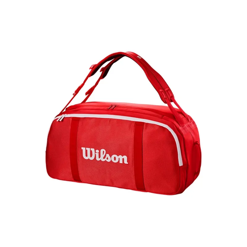 Wilson Tennis Racket Bags Unisex Medium Size Can Hold 6 Pieces Red-2