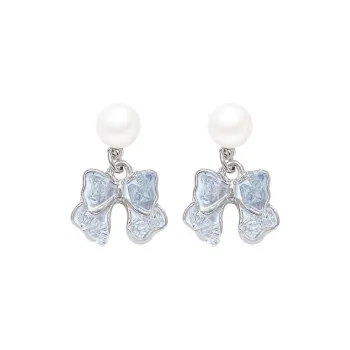 QIANFANGDAHUANGYE Zircon Earrings Women's