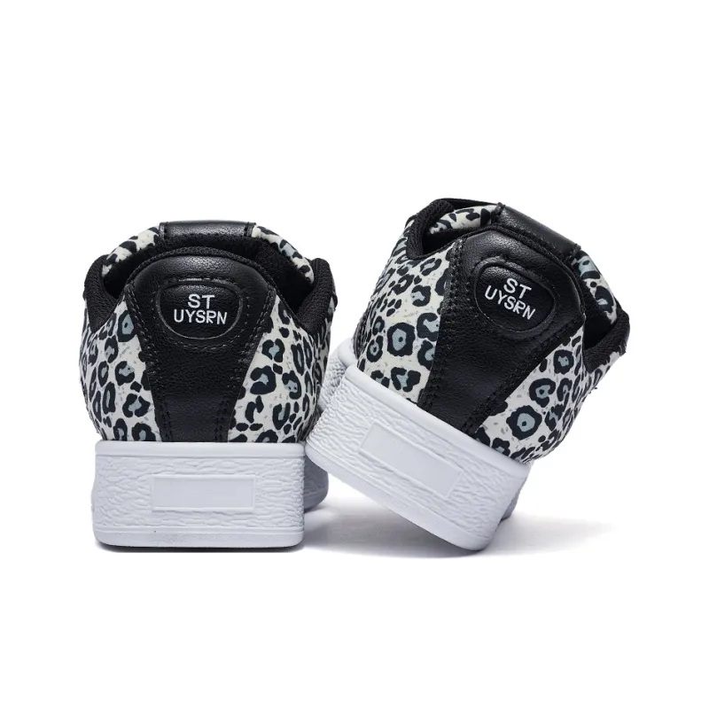 MEXICAN Anti Slip Wear Resistant Low Top Skateboard Shoes Women's-5