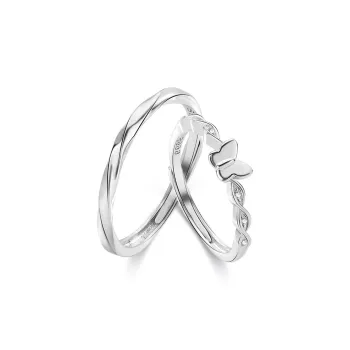 SWEET PLANET S999 Fine Silver Rings Unisex