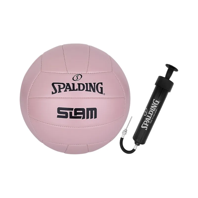 SPALDING Slam Series Machine Sewn PVC Leather Surface Size 5 Volleyball Unisex Pink-3