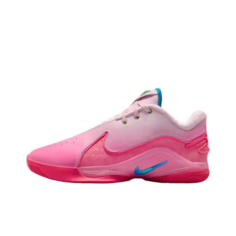 Nike LeBron 22 Anti Slip Wear Resistant Low Top Basketball Shoes Men's Pink-0