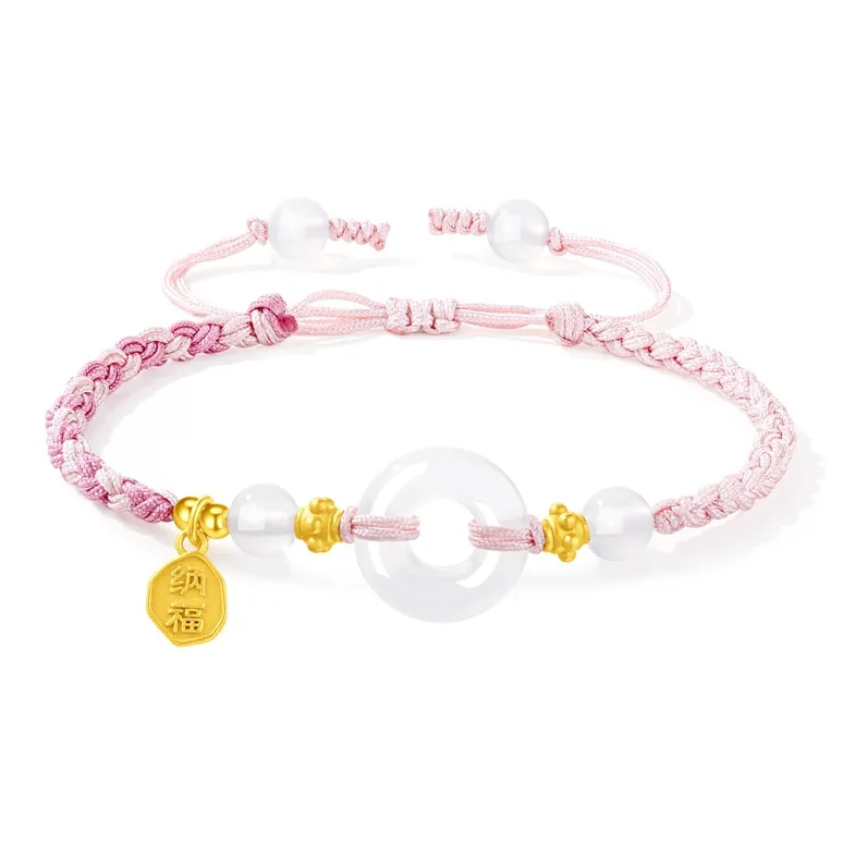 Lao Feng Xiang S925 Silver Bracelets Unisex-0