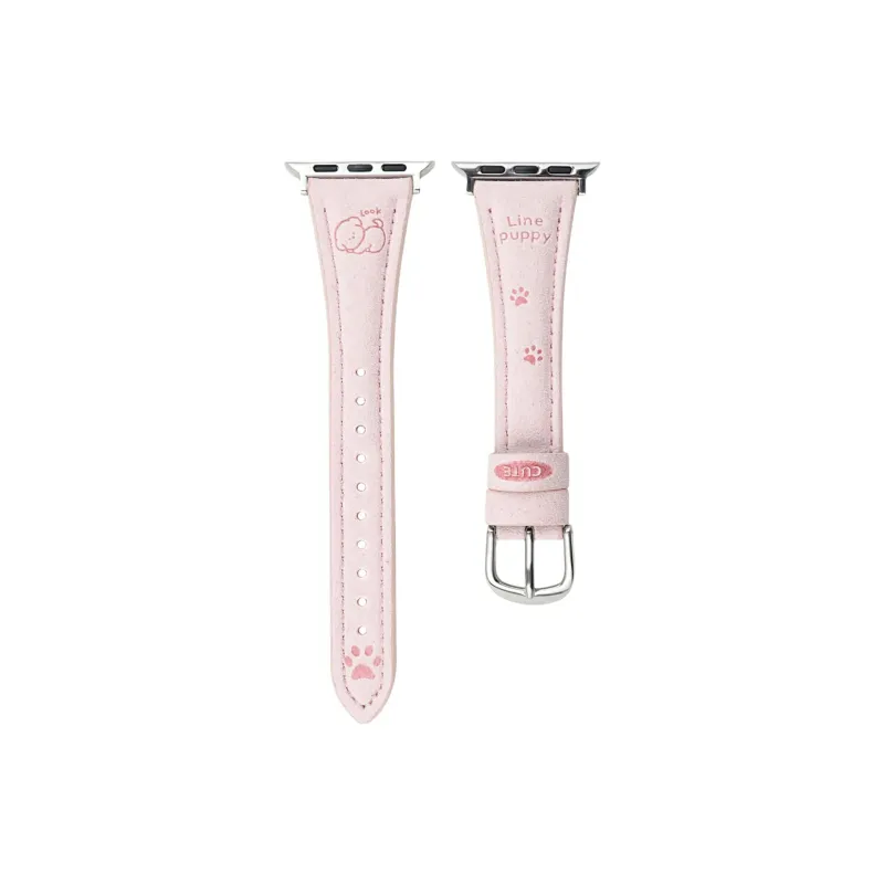 PULAISI Apple Compatibility Watch Band Plush Material-12