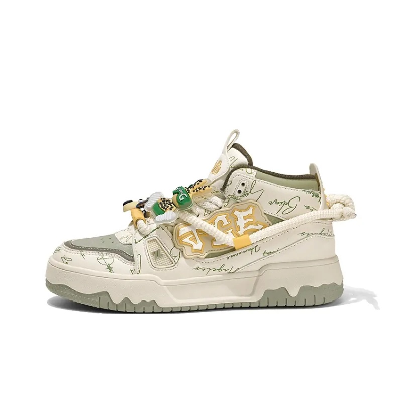 TCELLARS Warm Cushioning Wear-Resistant Lightweight Height Increasing High-Top Skateboard Shoes Unisex Exclusive Box-19