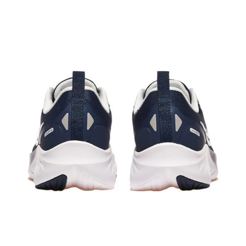 Saucony LANCER 3 Anti Slip Wear Resistant Low Top Casual Running Shoes Men's Blue White-3
