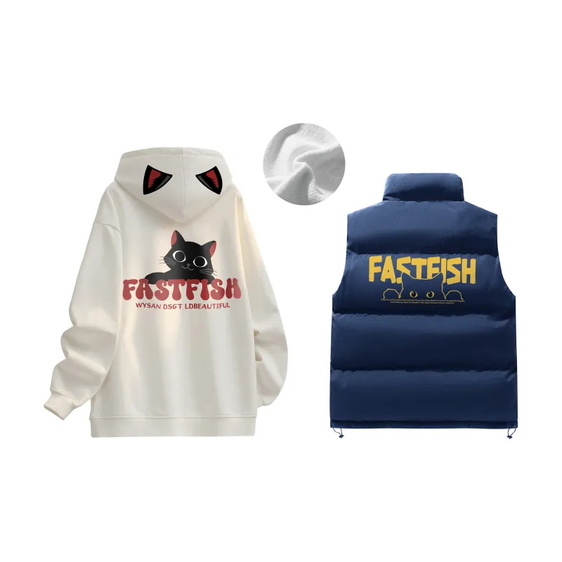 FASTFISH Sweatshirt Sets Unisex-47