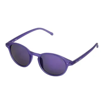 Sting Injection Molded Glass Oval Sunglasses Men's Purple