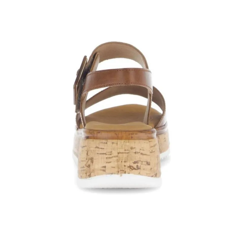 Gabor Comfort Strap Sandals 5cm Women's Brown-4