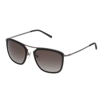 Sting Metal Irregular Shape Sunglasses Men's Gray