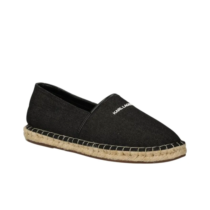 KARL LAGERFELD / Karl Lagerfeld Jeans Embroidered Logo Denim Espadrilles-2
