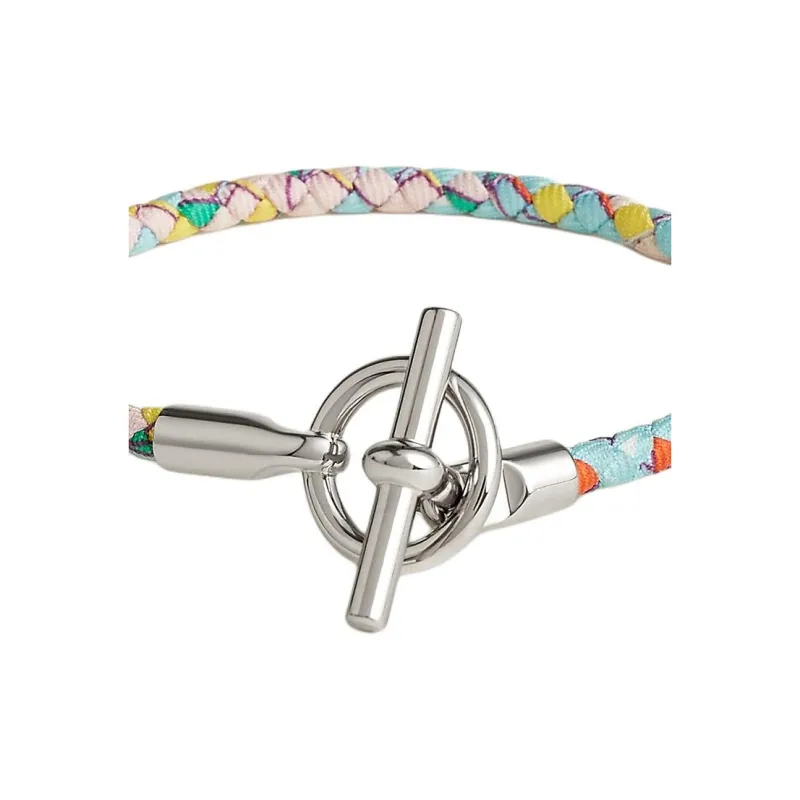 HERMES Silk Bracelets Women's Aurora Color-1
