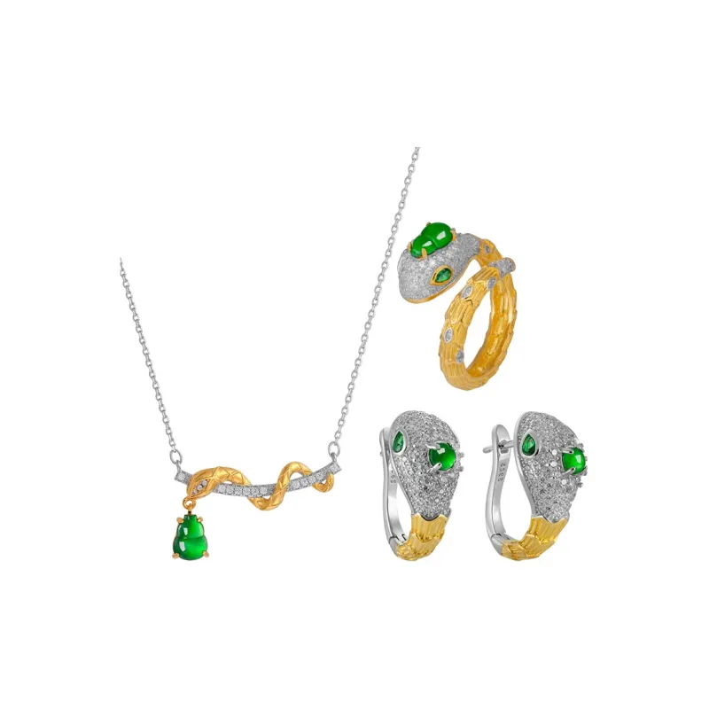Princess Cui Ice Type Jadeite Necklaces Women's-9