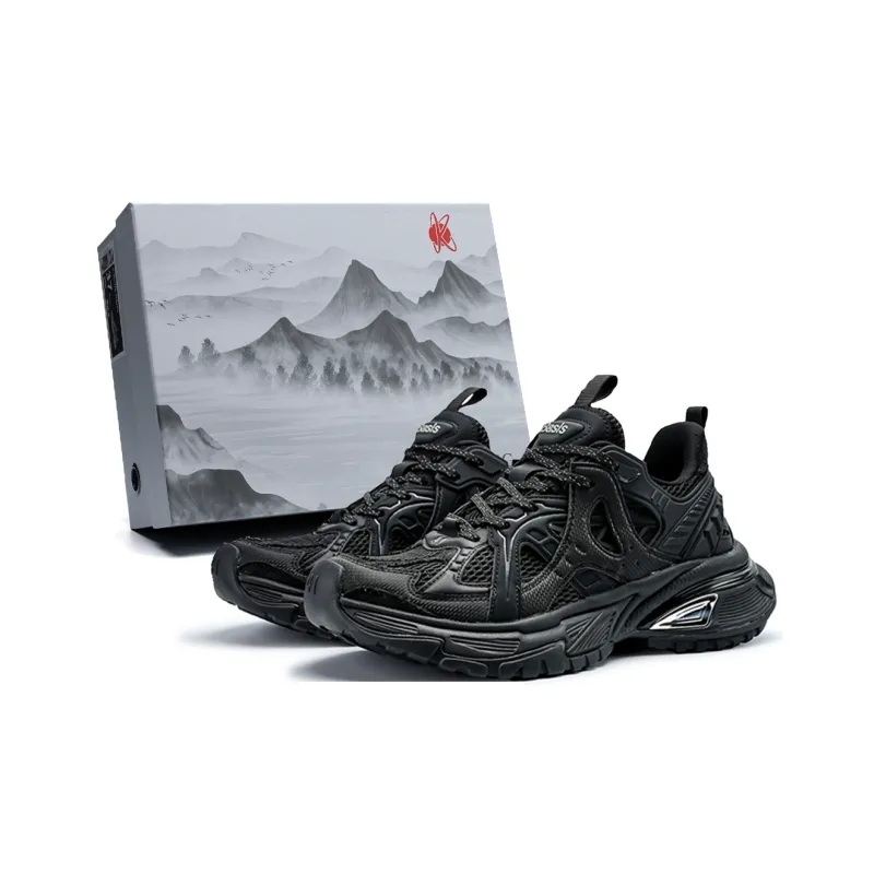 K WANG Snake Scales Collection Abrasion Resistant Breathable Slip Resistant Low Top Couple's Chunky Sneakers Unisex-7